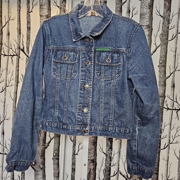 Rare Vintage Todd Oldham Flames Y2K Denim Jacket - Medium - Picture 2 of 7